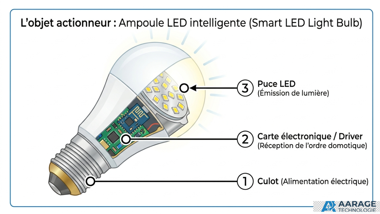 Actionneur Ampoule LED intelligente